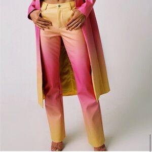 Brand new I Am Gia leather pink ombré pants never worn!